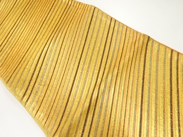 JAPANESE FUKURO OBI FOR FURISODE / WOVEN DIAGONAL STRIPE